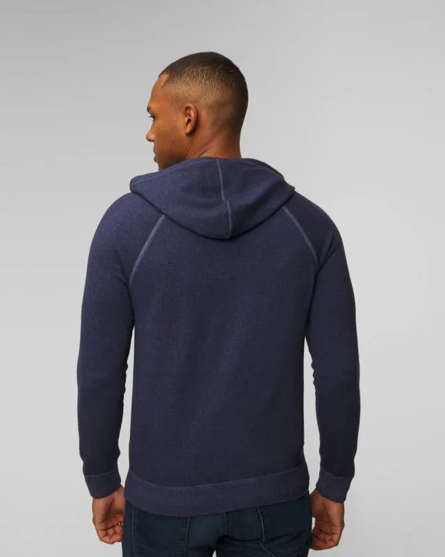 Maglione grigio con cerniera da uomo Gran Sasso Vintage