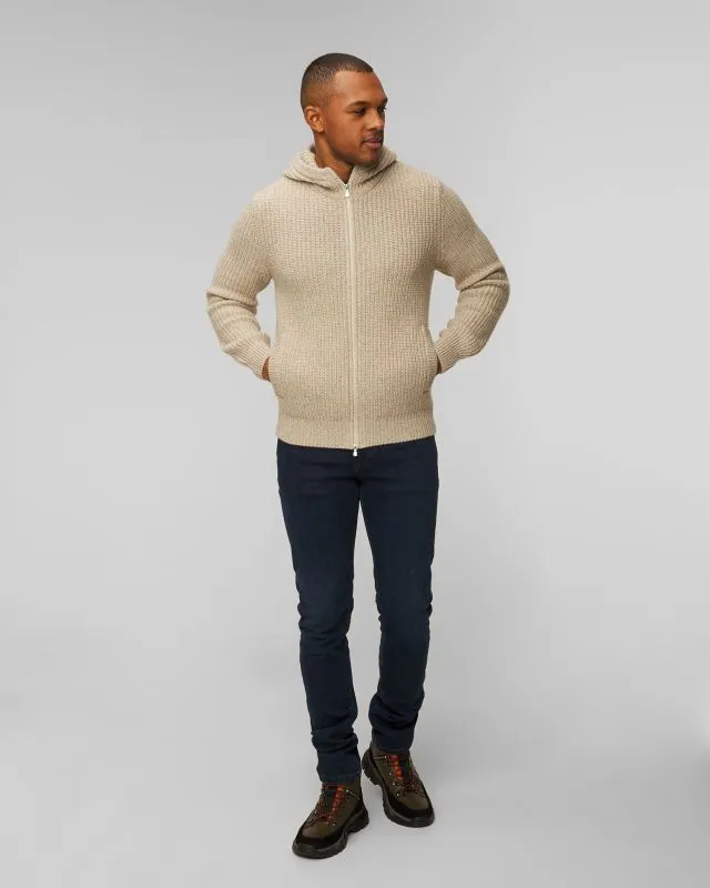 Maglione in cashmere con cerniera da uomo Gran Sasso