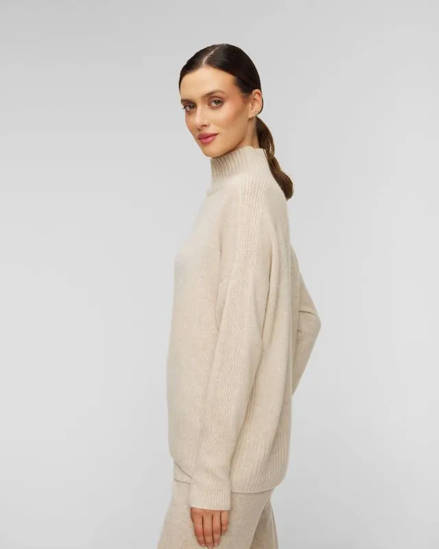 Maglione in cashmere da donna Allude Mockneck a collo alto