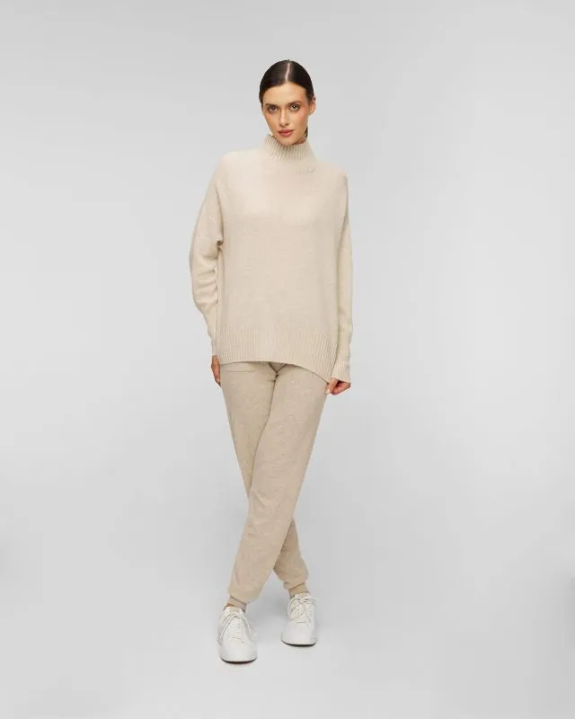 Maglione in cashmere da donna Allude Mockneck a collo alto