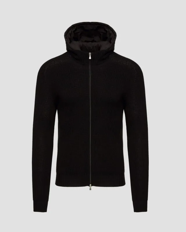 Maglione in lana con cappuccio da uomo Gran Sasso
