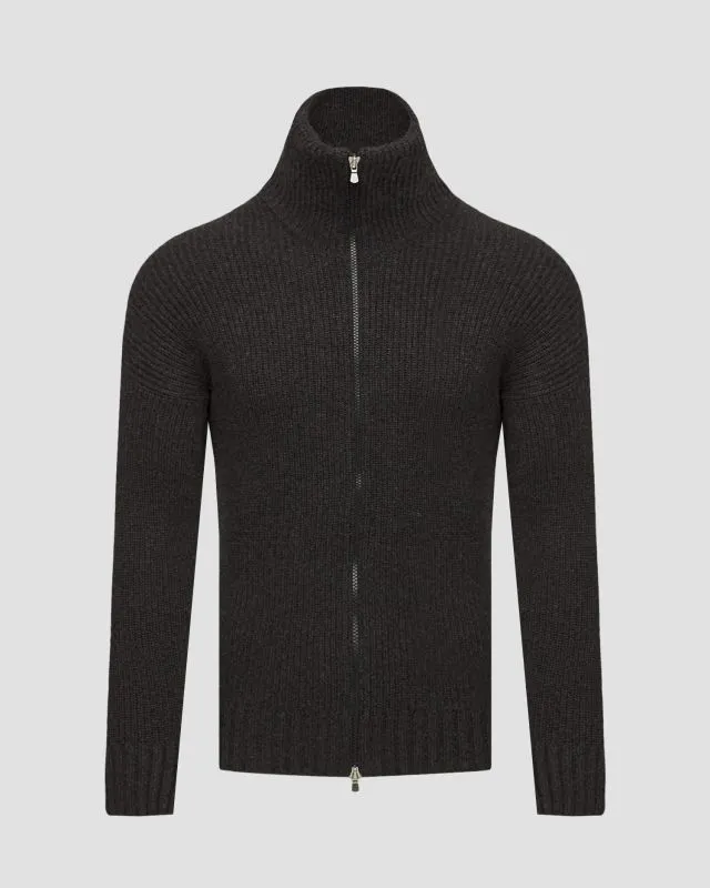 Maglione in lana con cerniera da uomo Gran Sasso