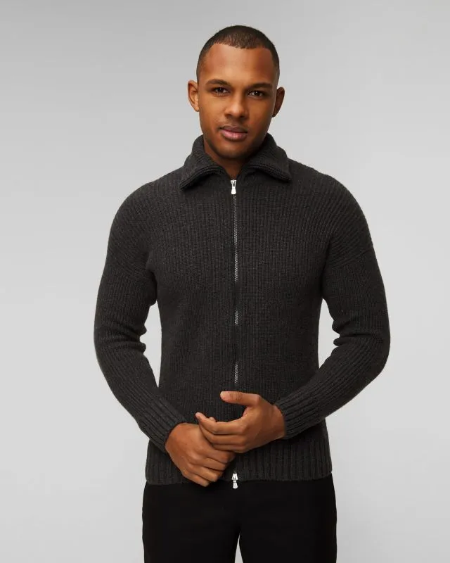 Maglione in lana con cerniera da uomo Gran Sasso