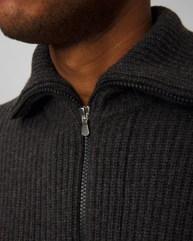 Maglione in lana con cerniera da uomo Gran Sasso