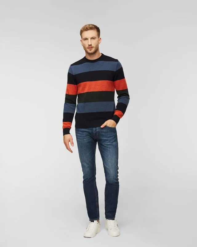 Maglione in lana da uomo Paul&Shark a righe
