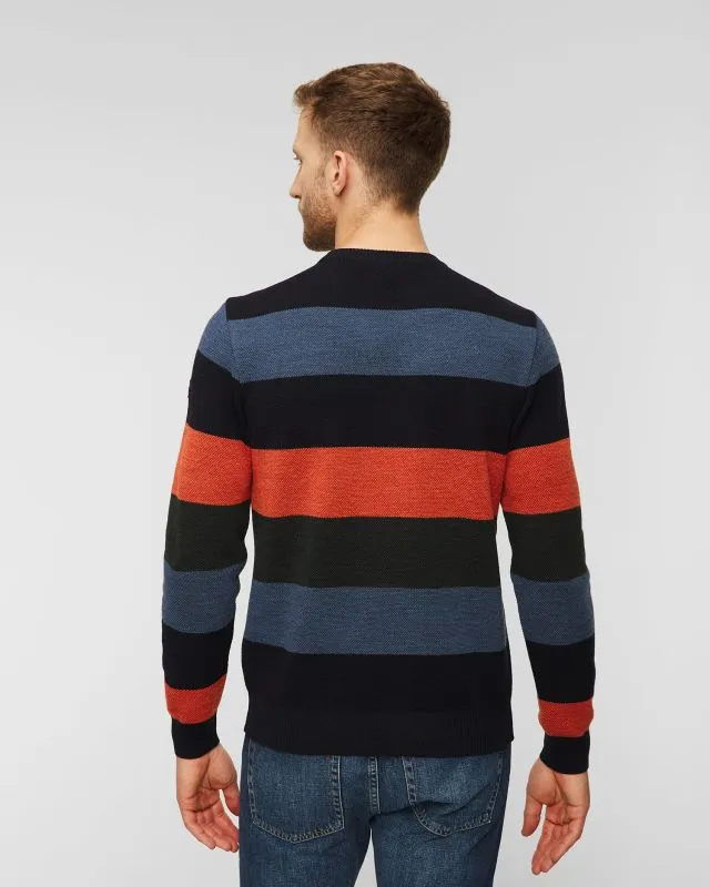Maglione in lana da uomo Paul&Shark a righe