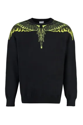 Marcelo Burlon County of Milan Maglione girocollo in misto cotone
