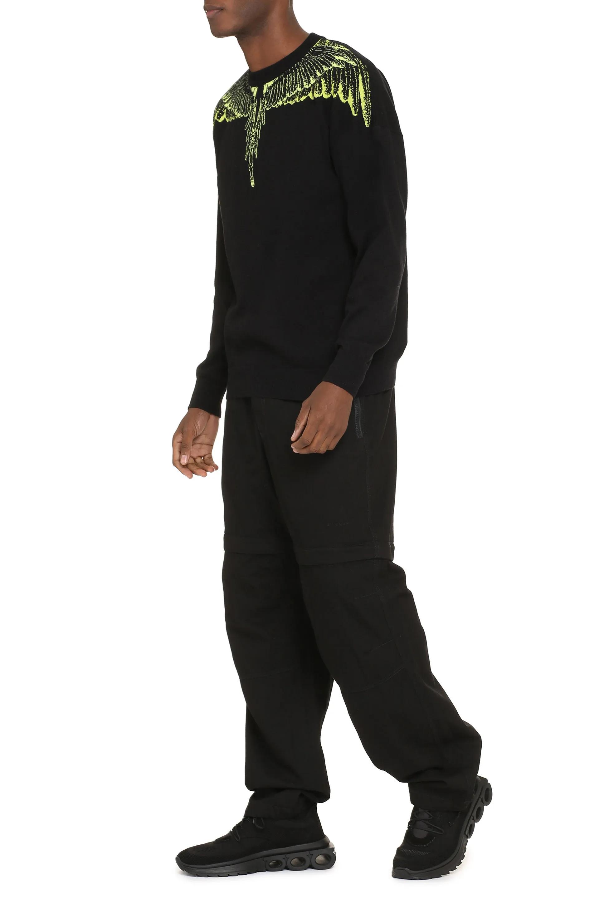 Marcelo Burlon County of Milan Maglione girocollo in misto cotone