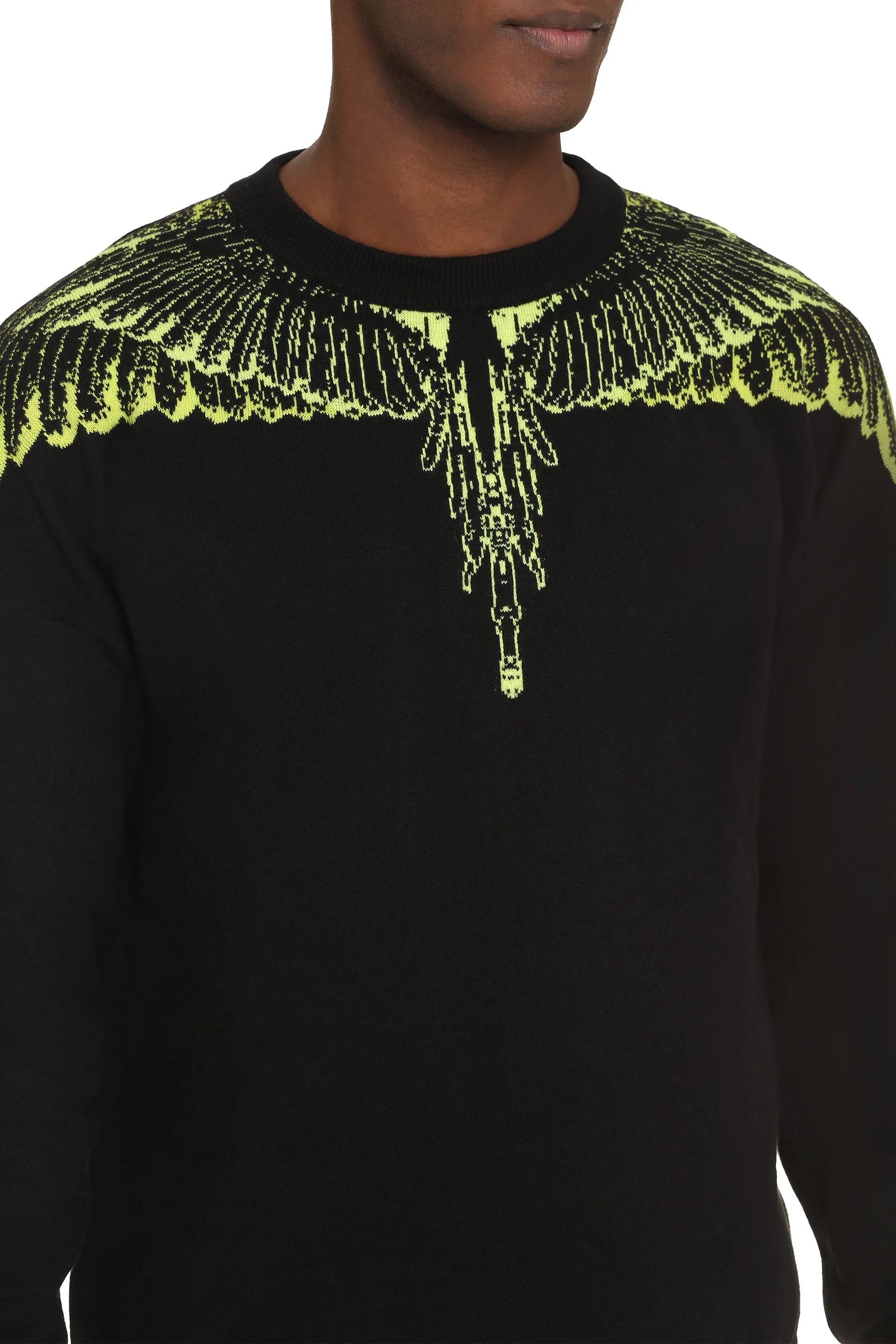 Marcelo Burlon County of Milan Maglione girocollo in misto cotone