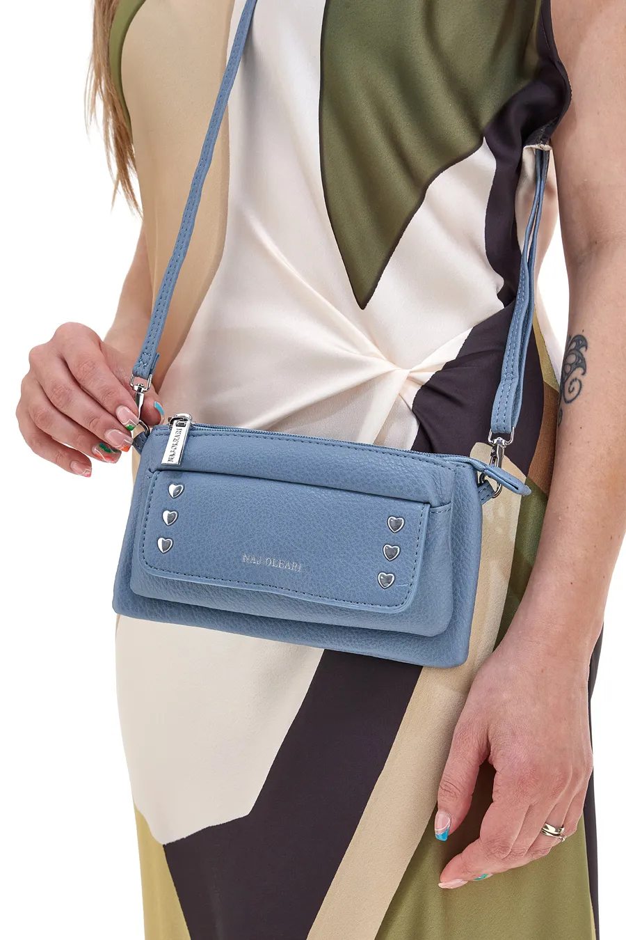 Mini Borsa a Tracolla Azzurra Naj-Oleari 61962