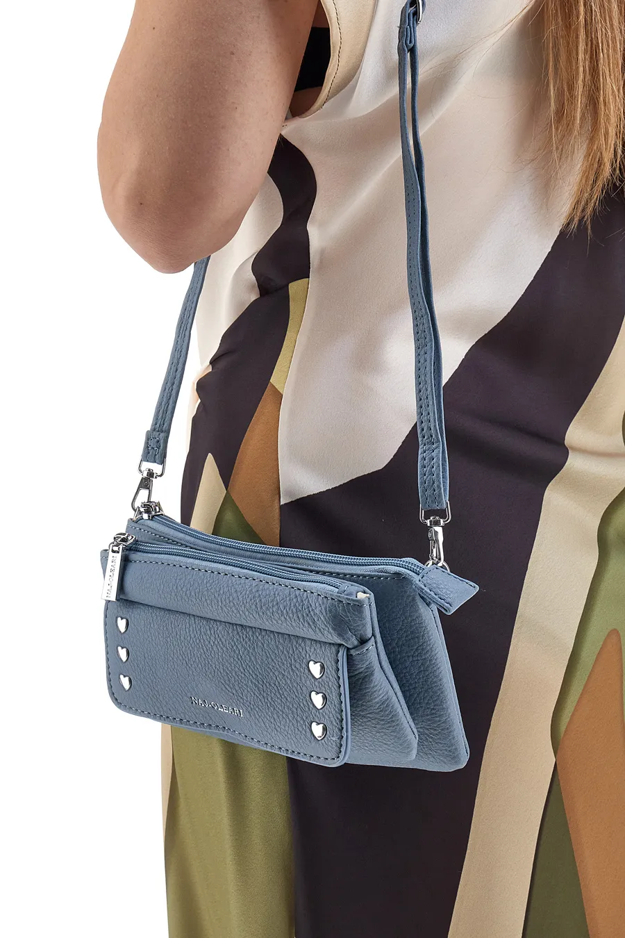 Mini Borsa a Tracolla Azzurra Naj-Oleari 61962
