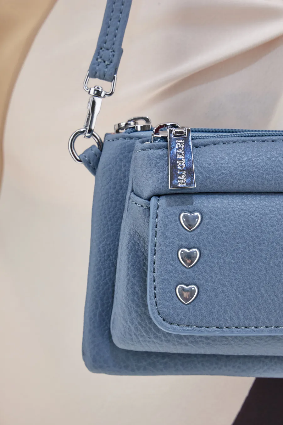 Mini Borsa a Tracolla Azzurra Naj-Oleari 61962