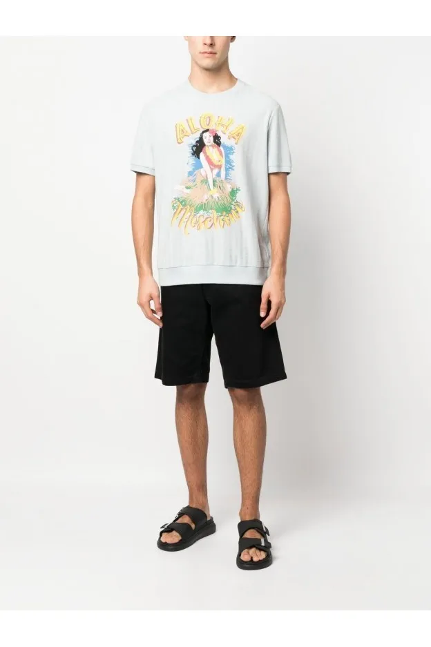   Moschino     Moschino T-shirt con stampa grafica    
