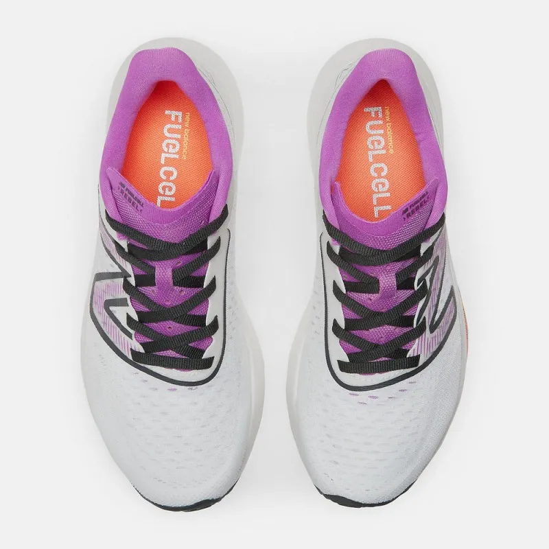 New Balance Fuelcell Rebel V3 Bianco Viola - Scarpe Running Donna
