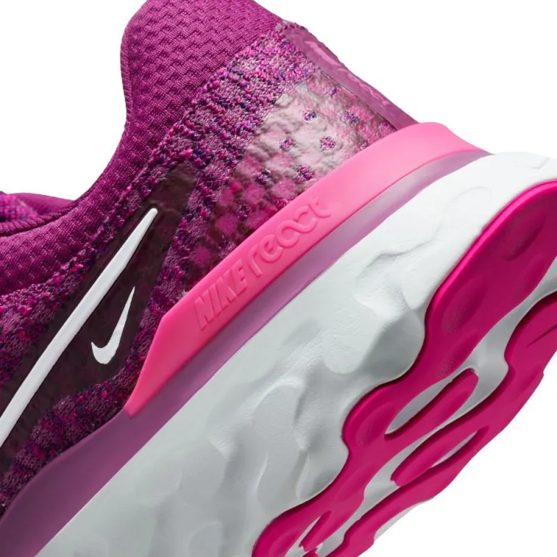 Nike React Infinity Run Flyknit 3 Fucsia - Scarpe Running Donna