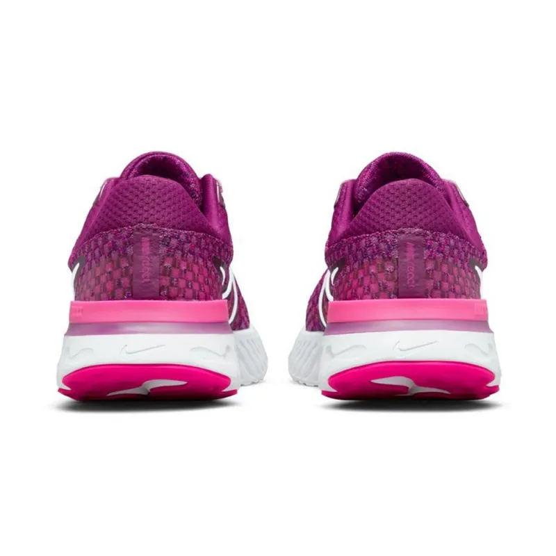 Nike React Infinity Run Flyknit 3 Fucsia - Scarpe Running Donna