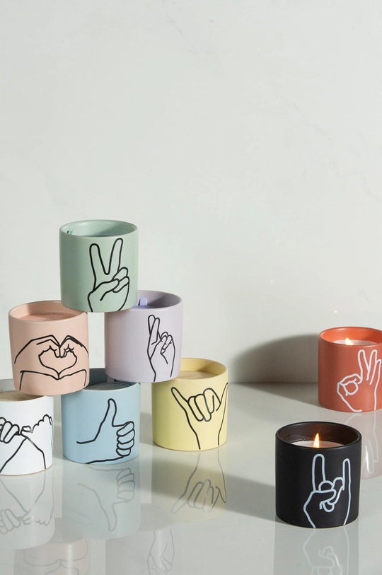 Paddywax candele profumate di soia Leather and Oakmoss