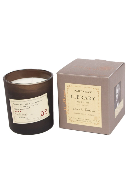 Paddywax candele profumate di soia MARK TWAIN