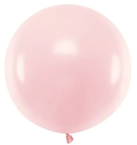 Palloncino rotondo rosa chiaro 60 cm