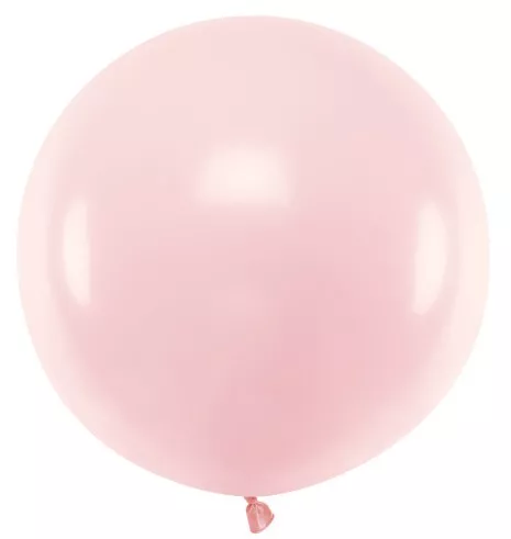 Palloncino rotondo rosa chiaro 60 cm