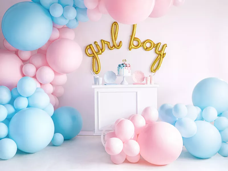 Palloncino rotondo rosa chiaro 60 cm