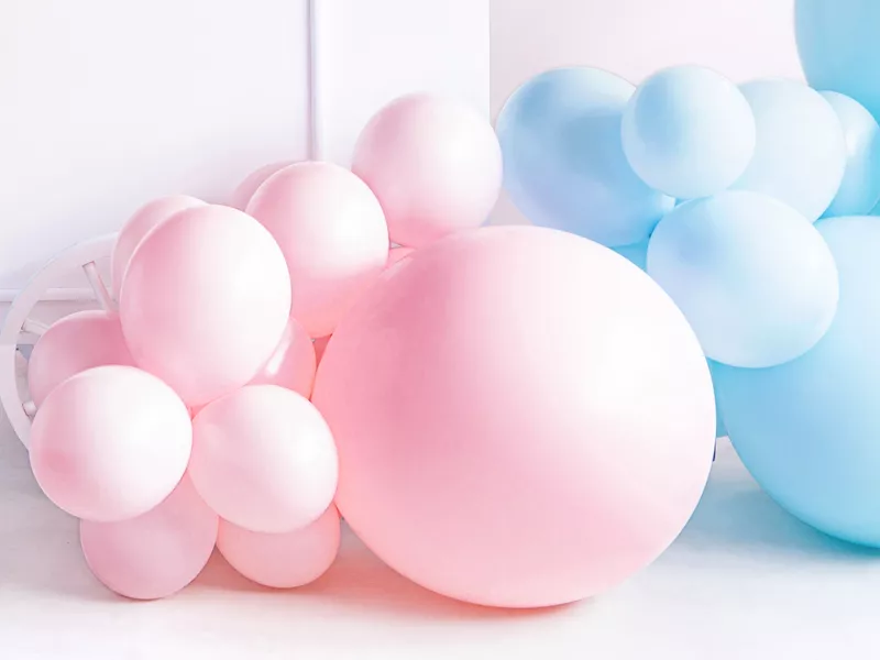 Palloncino rotondo rosa chiaro 60 cm