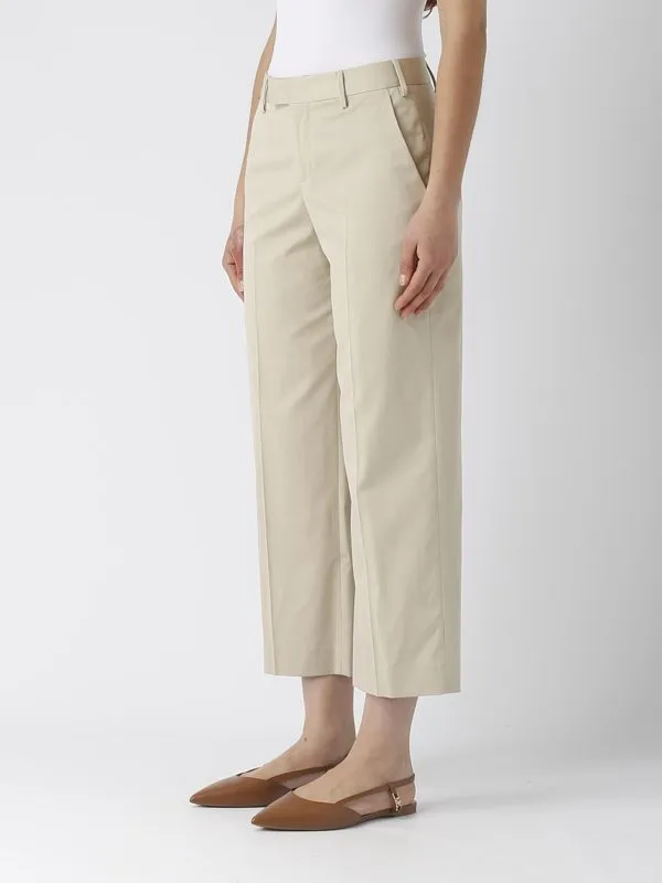 Pantalone donna PT Torino in misto cotone stretch Beige