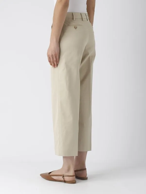 Pantalone donna PT Torino in misto cotone stretch Beige