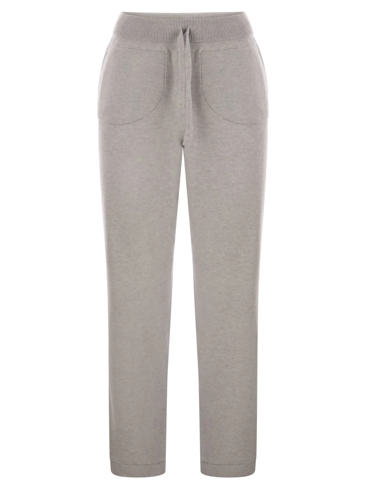 Pantalone in maglia di lana, viscosa e cashmere