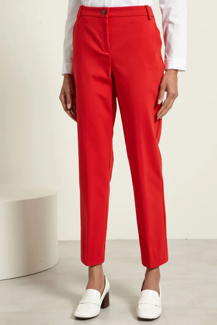 Pantaloni chino in cotone