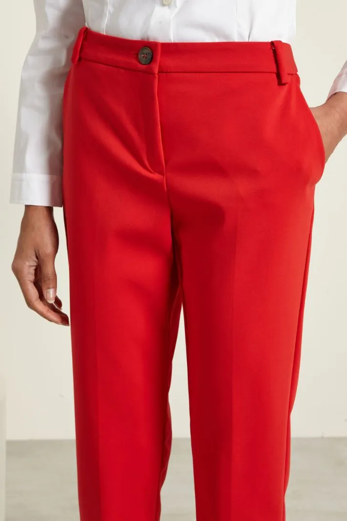 Pantaloni chino in cotone