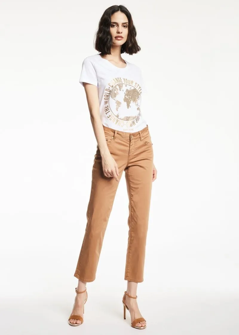 Pantaloni in misto cotone