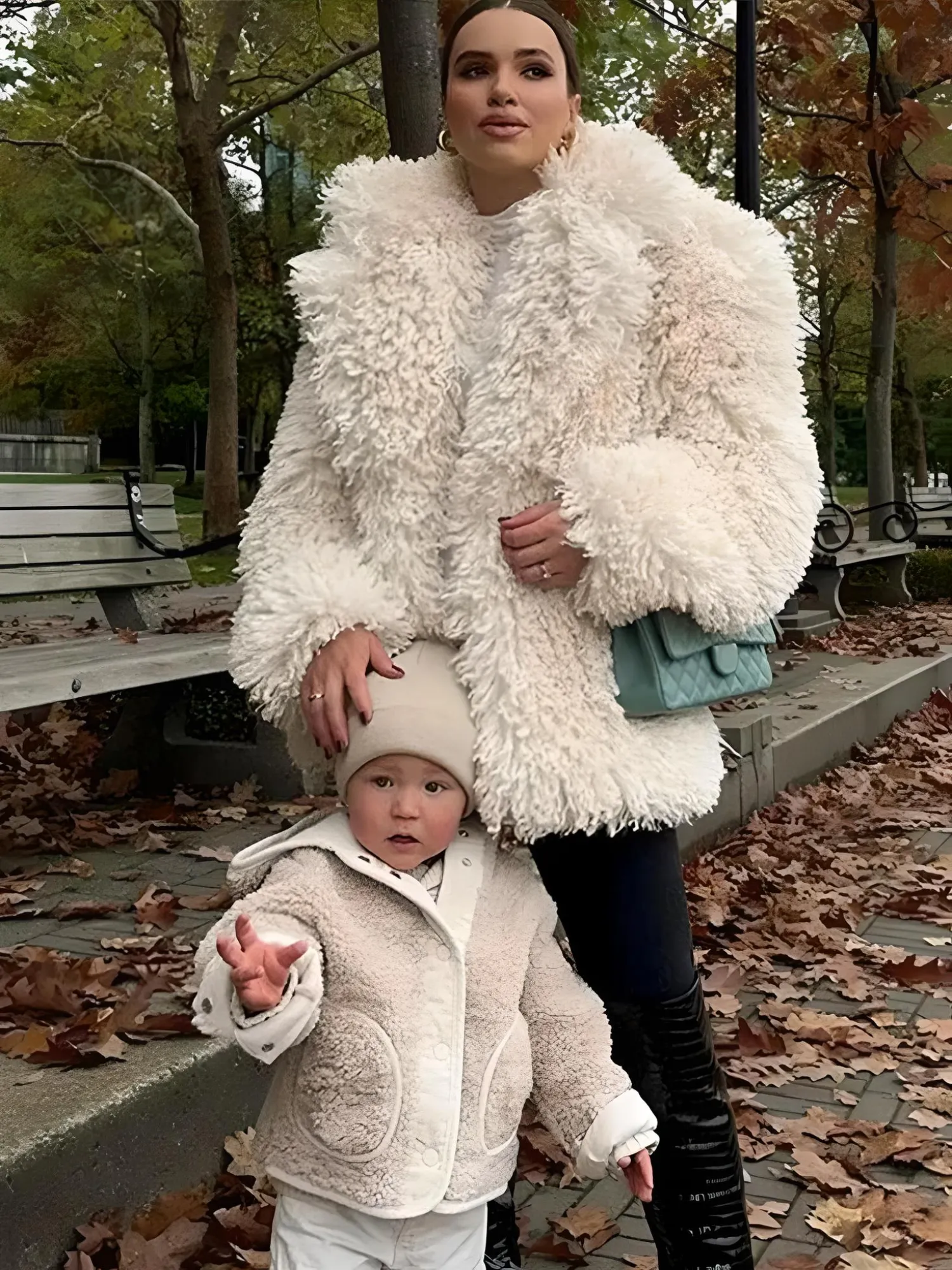 Pelliccia Donna Scollo V Manica Lunga Casual Elegante Calda Autunno Inverno Colletto Rovesciato
