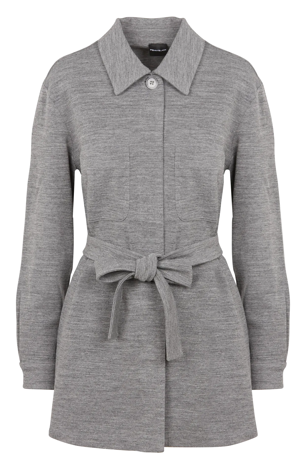  PENNYBLACK   Giacca overshirt in jersey | Grigio