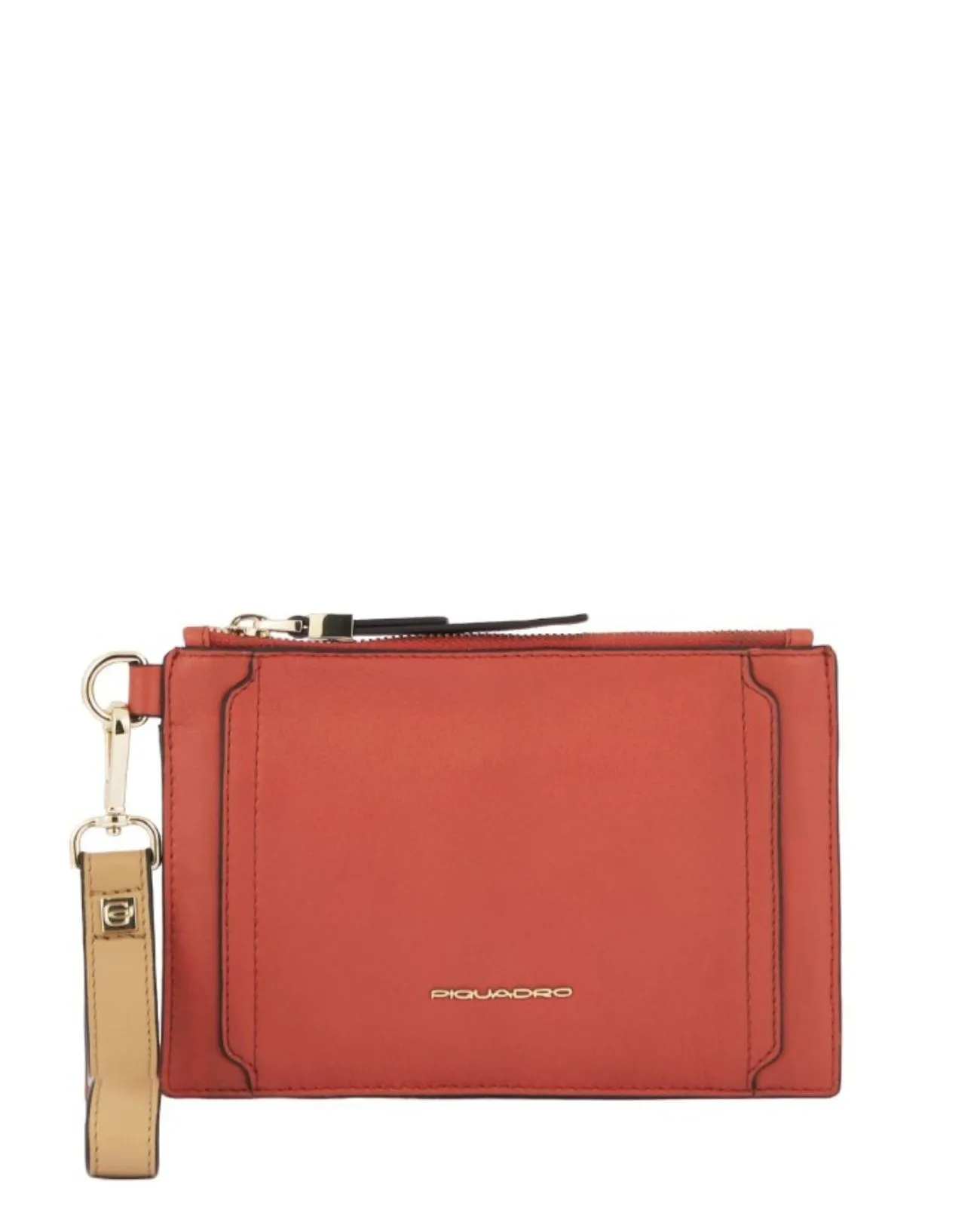 Piquadro - Pochette donna in pelle con manico removibile Circle | Studioarch.com