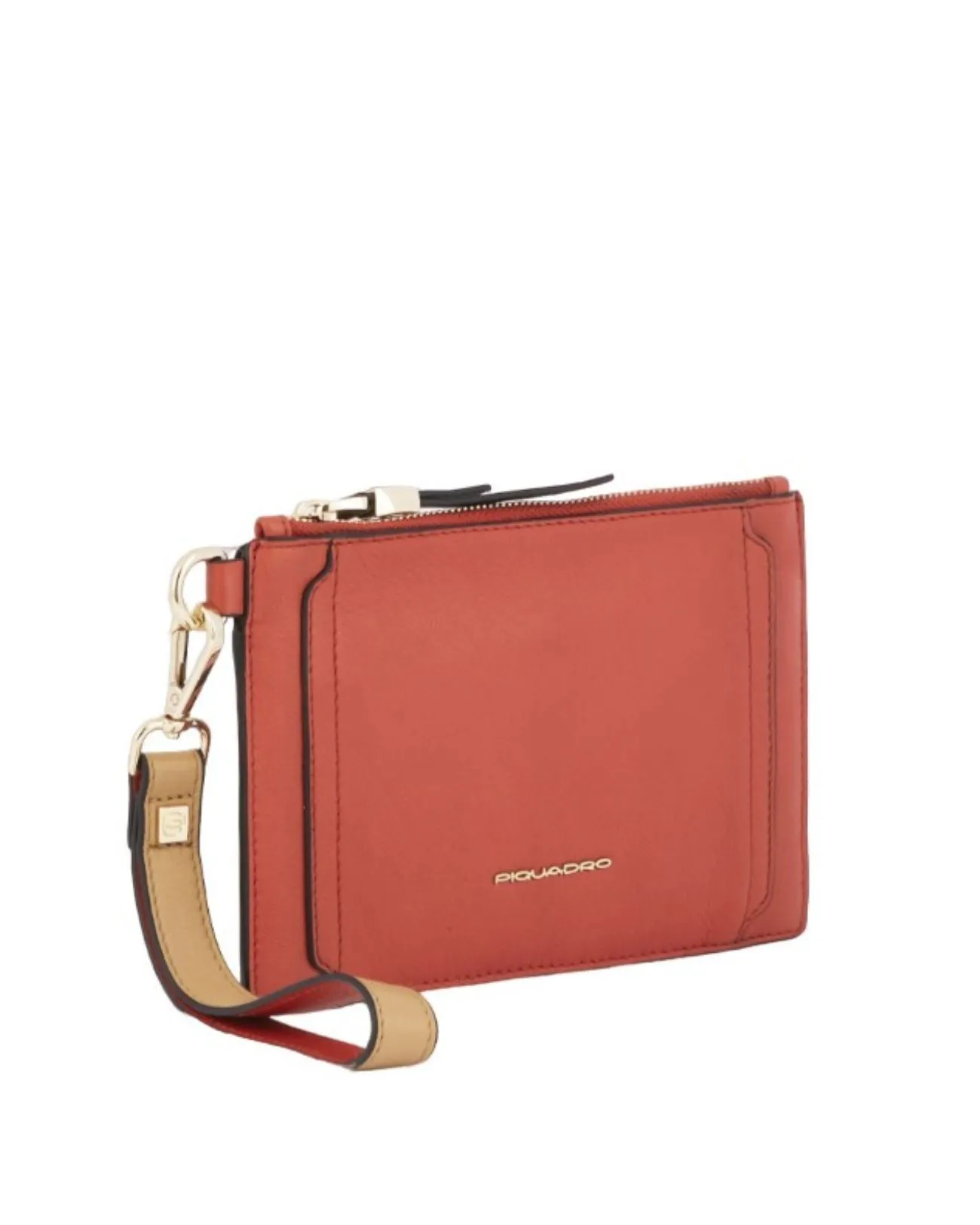 Piquadro - Pochette donna in pelle con manico removibile Circle | Studioarch.com