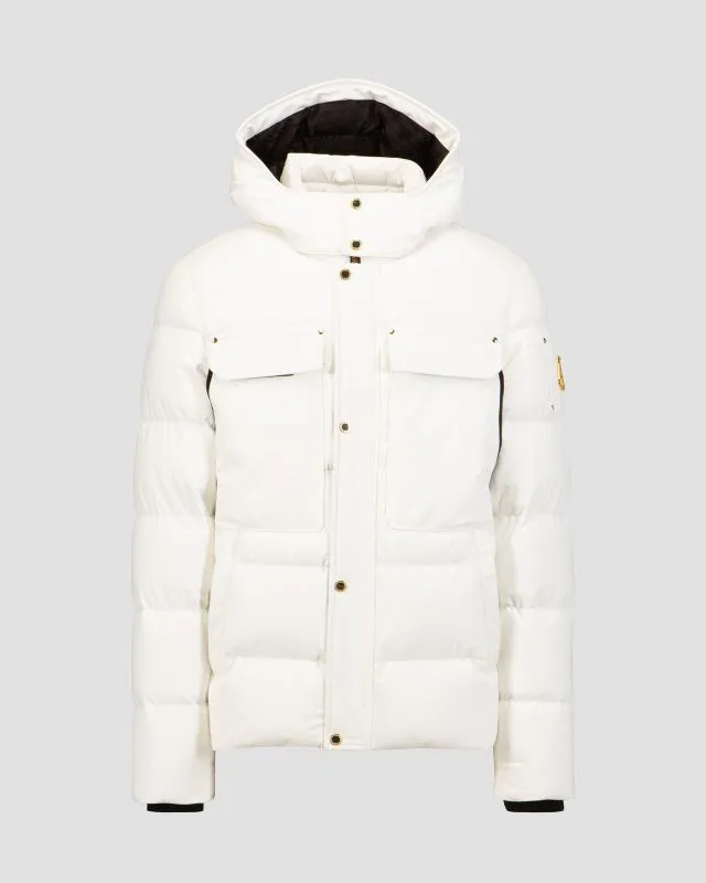 Piumino bianco da uomo Moose Knuckles Skillman Jacket