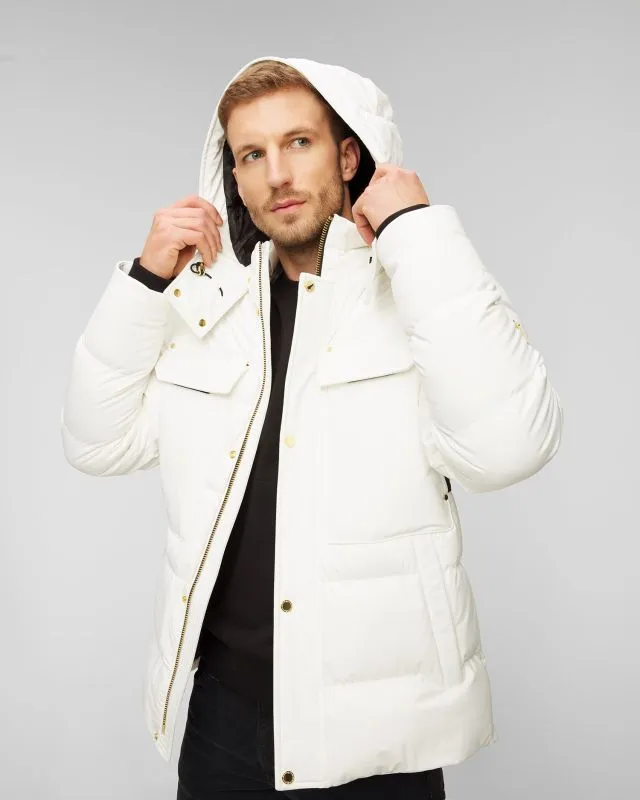Piumino bianco da uomo Moose Knuckles Skillman Jacket