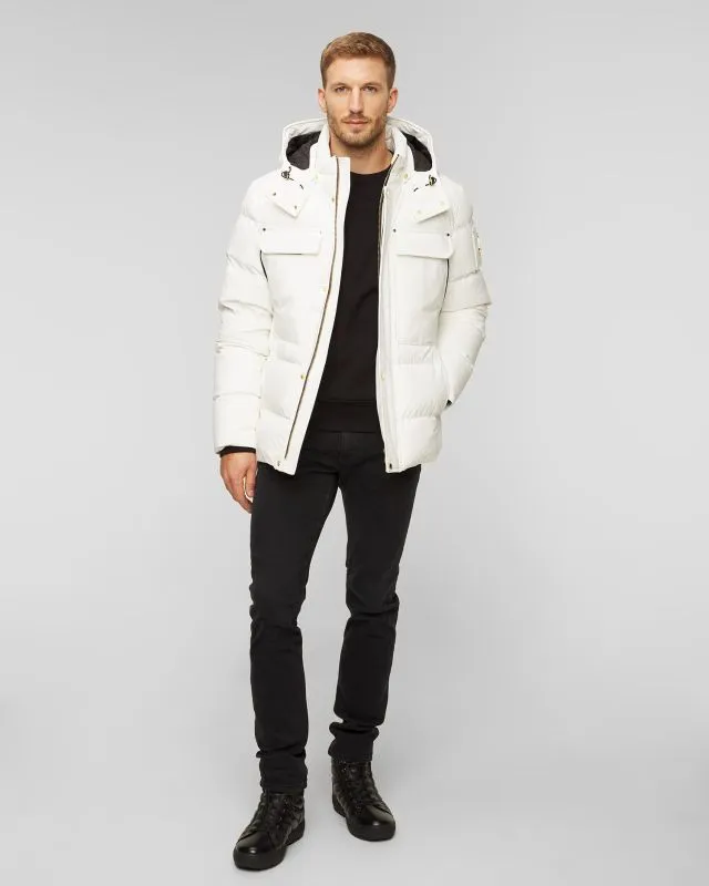 Piumino bianco da uomo Moose Knuckles Skillman Jacket