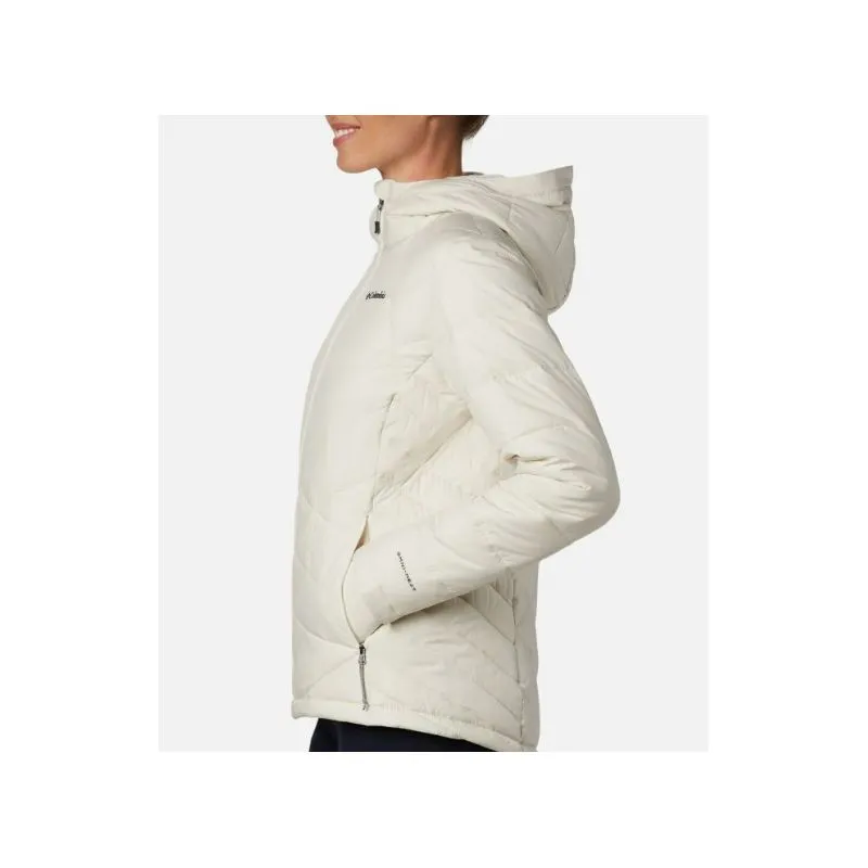 Piumino con cappuccio da donna Columbia Heavenly (Gesso)