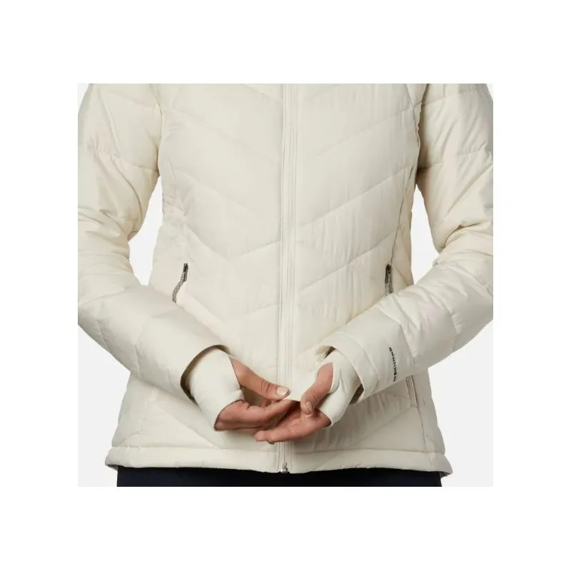 Piumino con cappuccio da donna Columbia Heavenly (Gesso)