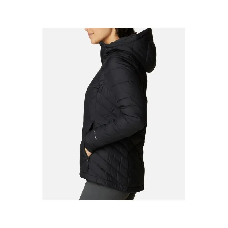 Piumino con cappuccio da donna Columbia Heavenly (nero)