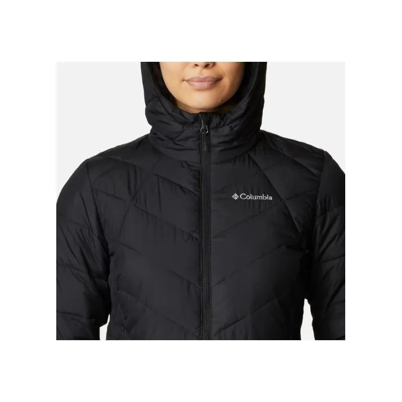 Piumino con cappuccio da donna Columbia Heavenly (nero)