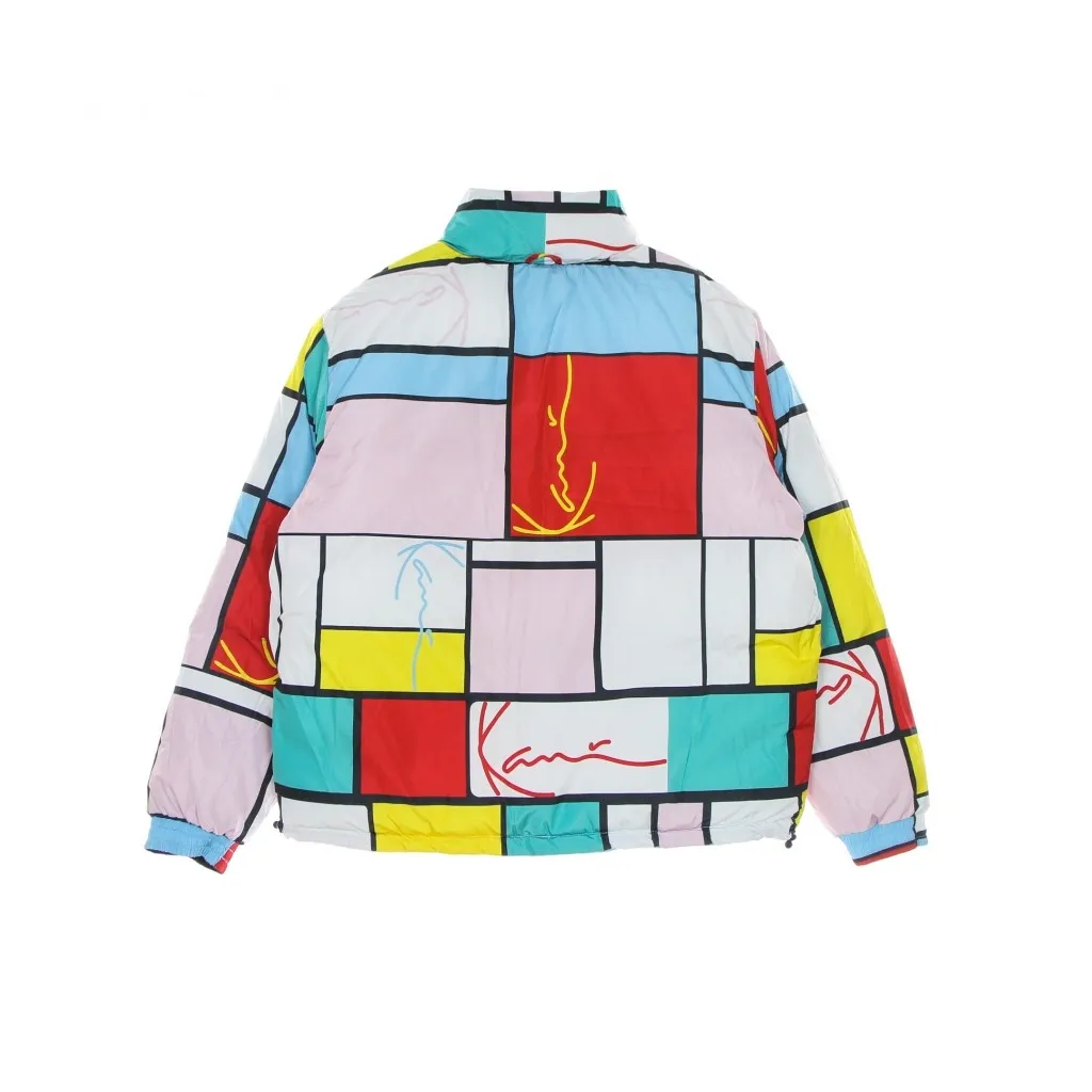 piumino donna og reversible block puffer jacket MULTI