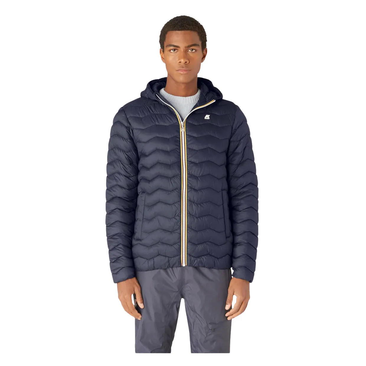 Piumino Uomo K-Way Jack Quilted Warm Blu