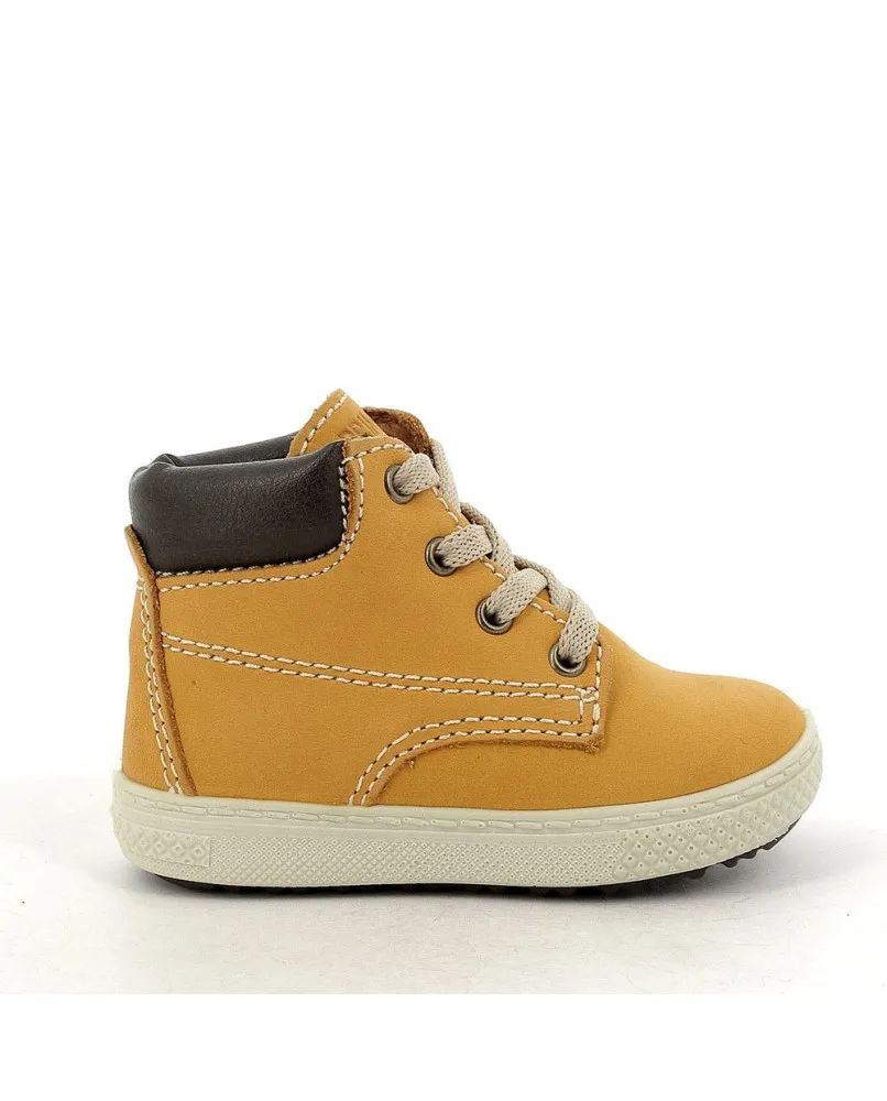 PRIMIGI 8358400 scarponcini pelle nabuk giallo