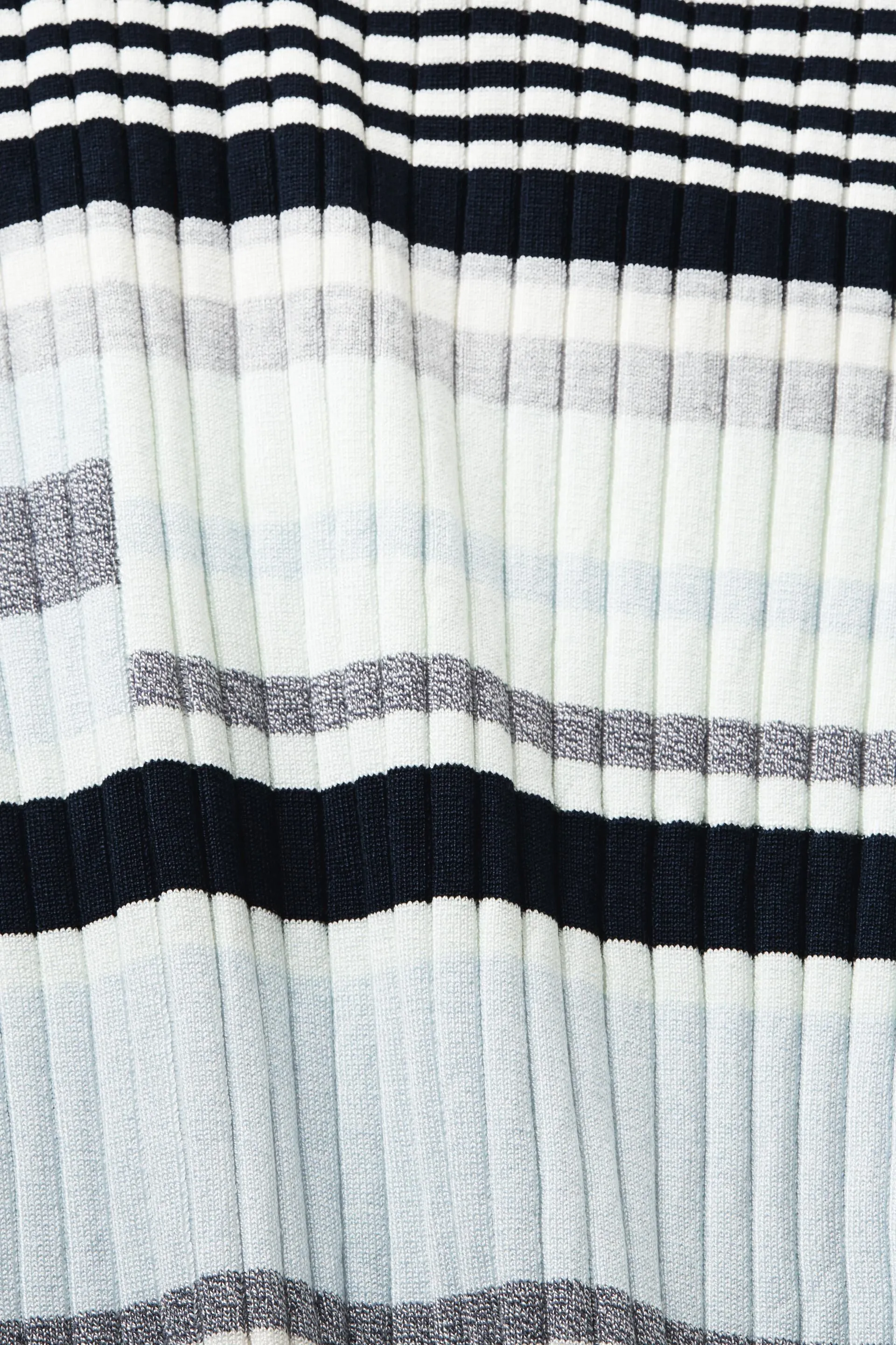 Pullover a manica corta con intarsi