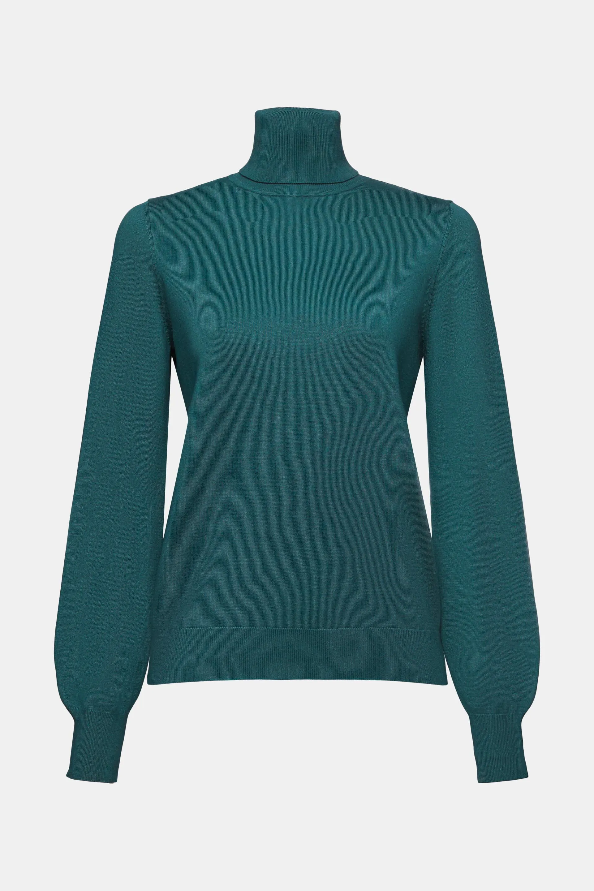 Pullover basic con scollo a dolcevita, LENZING™ ECOVERO™