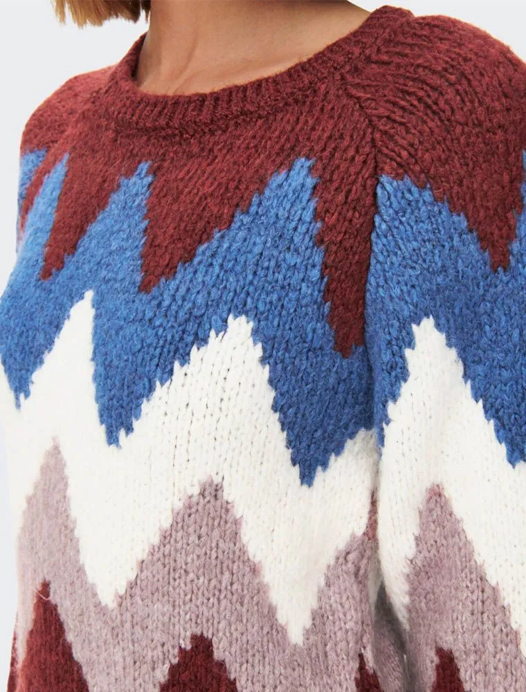 Pullover Manica Lunga Jdy - Burnt Henna