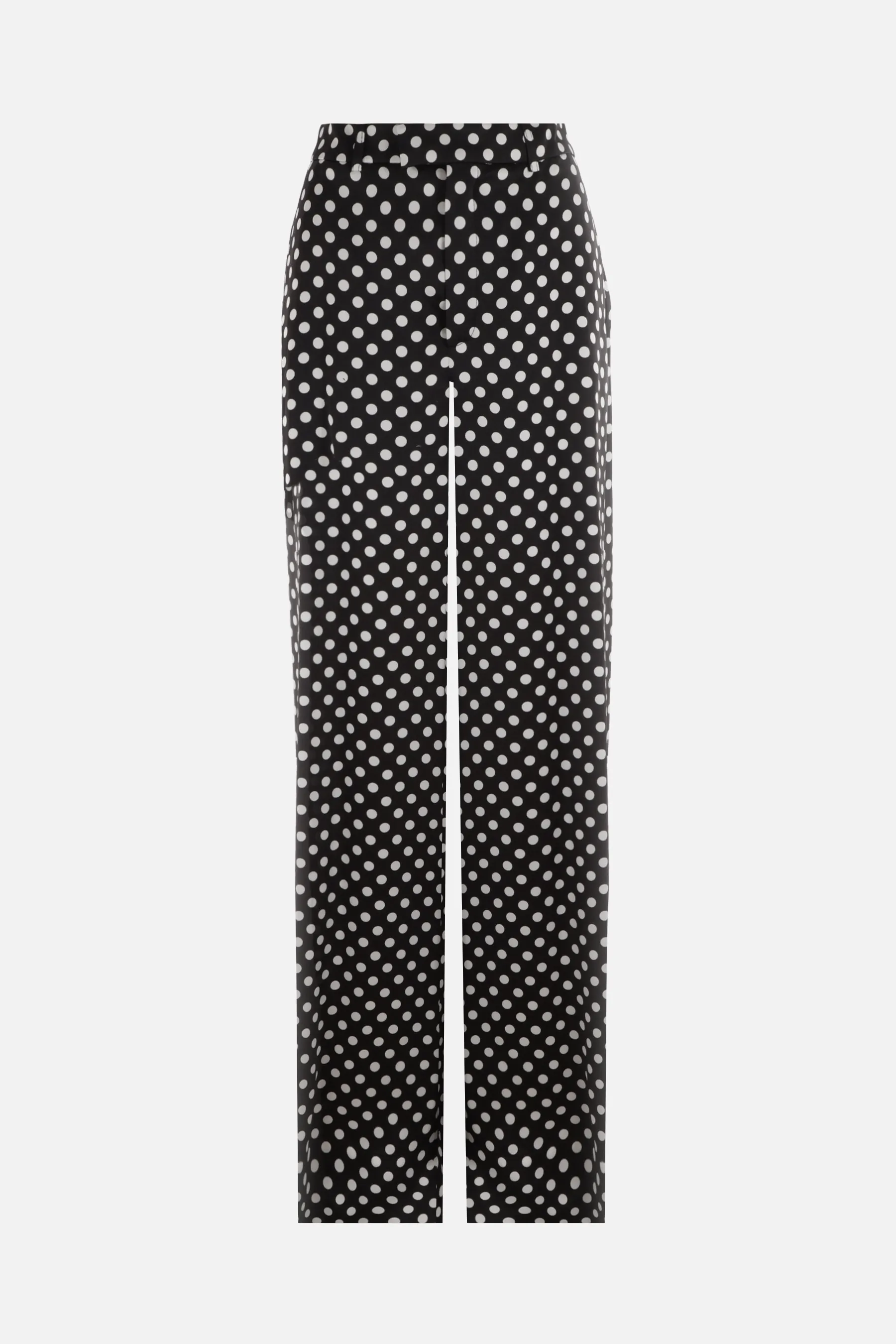  SAINT LAURENT pantalone a gamba larga in raso 